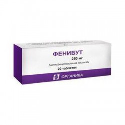 Фенибут табл. 250 мг 20 шт.