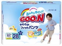 Подгузники-трусики для мальчиков 28 шт. Goon для приучения к горшку 13-25 кг р. bb