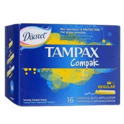 Тампоны Tampax дискрит регуляр с аппликатором 16 шт.