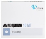 Амлодипин, таблетки 10 мг 60 шт