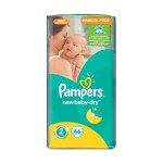 Подгузники, Pampers (Памперс) 3-6 кг №66 нью беби-драй мини