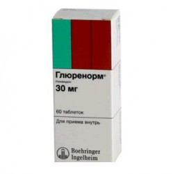 Глюренорм табл. 30 мг 60 шт.