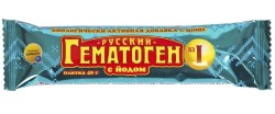Гематоген Русский с йодом 40 г